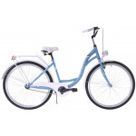 Mestský bicykel 28 Fuzlu Nevada S-1 Svetlo modrý 